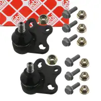 2x febi 31334 Control Arm for MERCEDES-BENZ A-Class W169 and B-Class W245 (Front) 1693330127