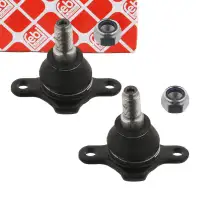 2x febi 10578 Traggelenk F&uuml;hrungsgelenk f&uuml;r VW Transporter 1.8-2.8 vorne unten 701407361B