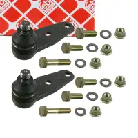 2x febi Traggelenk f&uuml;r RENAULT Megane 1 Twingo 1 Clio 1 2 3 4 vorne unten 7701472038