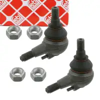 2x febi 01433 Traggelenk f&uuml;r MERCEDES W202 C208 A208 W210 W211 W220 R170 vorne unten