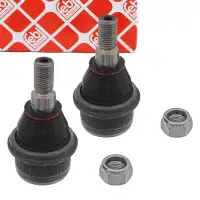 2x febi 23417 Traggelenk f&uuml;r MERCEDES W211 S211 W220 C215 C219 R230 vorne unten