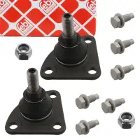 2x febi 29385 Traggelenk für FIAT Ducato 250 PEUGEOT Boxer CITROEN Jumper vorne unten