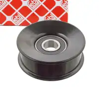 febi 104747 Idler pulley for LAND ROVER Discovery 3 4.4, Range Rover 3/Sport 1 4.2, 4.4 (lower)