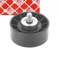 febi Umlenkrolle Keilrippenriemen f&uuml;r FORD Fiesta 3 MK3 1.6 1.8 ohne Klima 04.95 1015375