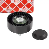 febi V-ribbed belt idler pulley for BMW E60 520i, 530i; E61 525i, 2.5i, 3.0i (M54) 11287516847