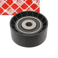 febi 22277 Umlenkrolle Keilrippenriemen f&uuml;r RENAULT Clio 2 Kangoo 1.2 mit Klima 7700869666