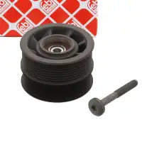 febi V-ribbed belt idler pulley for MERCEDES W211, S211, W463, W220 AMG M113 1132020419