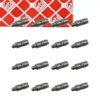 16x febi 22342 Ventilstößel für VW Golf 4 5 6 Passat B6 Polo 3 4 5 Tiguan Touran 1.4 1.6