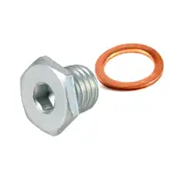 5x febi 30968 &Ouml;lablassschraube + Dichtring f&uuml;r BMW E81-88 E46 E90-93 X1 E84 Z4 E85