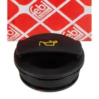 febi Öldeckel Öleinfülldeckel für VW Golf 5 6 Passat B6 AUDI A3 8P A4 B7 B8 SEAT Ibiza 4