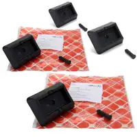 4x febi 37653 Aufnahme Wagenheber Wagenheberaufnahme f&uuml;r BMW 5er E39 7er E38 X5 E53