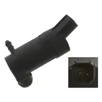 febi Waschwasserpumpe Monopumpe für FORD Focus 2 Mk2 Mondeo 3 4 VOLVO C70 2 S40 2 S60 1 2