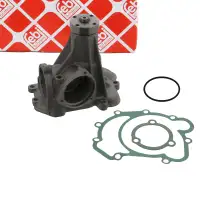 febi 08756 Water Pump (Coolant Pump) for MERCEDES S-Class W126, C126, R107, M116, M117