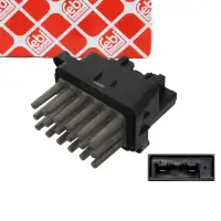 febi Cabin Fan Resistor for FORD Mondeo 4, Focus 2, S-Max, C-MAX, Fiesta 5, Galaxy 1