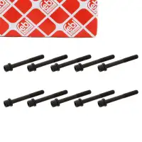 10x febi 02623 Zylinderkopfschraube f&uuml;r OPEL Astra F G H Corsa Kadett Meriva 1.5/1.7 D