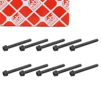 10x febi 22030 Zylinderkopfschraube f&uuml;r VW Golf 4 Passat B5.5 Sharan T4 V5 VR6 022103384C