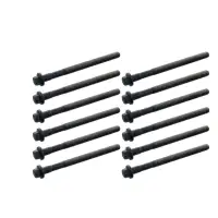 12x febi 14801 Zylinderkopfschraube f&uuml;r FORD Focus 2 MK2 Mondeo 4 MK4 S-Max WA6 2.5 ST/RS