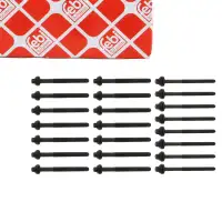 22x febi 18618 Zylinderkopfschraube f&uuml;r CITROEN Jumper XM PEUGEOT 605 Boxer 2.5 D/TD