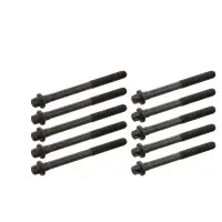 10x febi 19444 Zylinderkopfschraube f&uuml;r RENAULT Clio1 2 Kangoo Megane 1 DACIA Logan