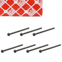 7x febi 26428 Zylinderkopfschraube f&uuml;r VW Golf 4 5 R32 Touareg T5 A3 TT 3.2 V6 022103384M