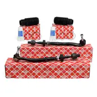 2x febi Spurstange + Spurstangenkopf f&uuml;r BMW 5er E39 Limousine + Touring vorne