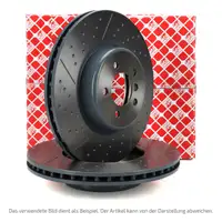 febi Bremsscheiben Satz f&uuml;r BMW 5er G30 G31 6er G32 7er G11 G12 8er G14-16 X6 G06 vorne