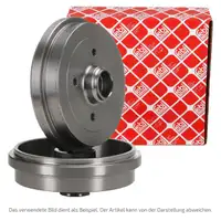 febi 171003 Bremstrommeln Satz f&uuml;r OPEL Corsa C mit ABS Tigra B TwinTop hinten