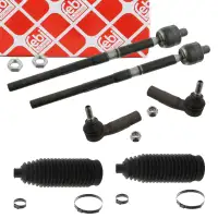 2x febi PROKIT Spurstange + Kopf + Manschette f&uuml;r VW Golf 7 Tiguan Touran AUDI Q3 8U vorne