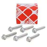 6x febi 46389 Schraube Torx für Getriebegehäuse Ölwanne M6 für MERCEDES 0049903512