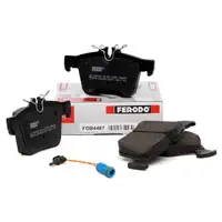 FERODO Brake Pads + Rotors for Mercedes C-Class W205 A205 C205 S205 GLC X253 C253 (Rear)