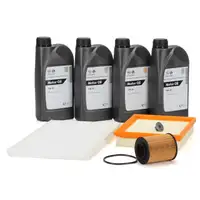 Filterset 3-tlg + 4L ORIGINAL 10W40 Motor&ouml;l f&uuml;r OPEL Corsa B 1.0i 12V 54 PS + 1.2i 16V 65