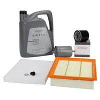 Filterset 4-tlg + 5L ORIGINAL 10W40 Motor&ouml;l f&uuml;r VW Golf 3 Vento 1.4 1.6 ab 08.1992