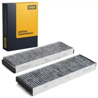 CARIPAR Innenraumfilter Aktivkohlefilter Satz f&uuml;r AUDI A6 4H C6 R8 VW XL1 4F0898438C