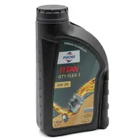 3L FUCHS 5W-40 Engine Oil + HIRSCHER Oil Filter for FIAT 500, 500L, Panda, 169, Punto, 188, 1.4
