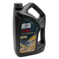 10L 10 Liter FUCHS Motor&ouml;l &Ouml;l TITAN GT1 LONGLIFE III 0W-30 0W30 VW 504.00/507.00