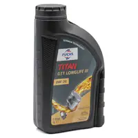 7L 7 Liter FUCHS Motor&ouml;l &Ouml;l TITAN GT1 LONGLIFE III 0W-30 0W30 VW 504.00/507.00