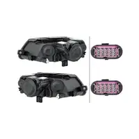 HELLA 1EL247014831 HALOGEN H7 Scheinwerfer + Stellmotor Satz f&uuml;r VW Passat 3C B6