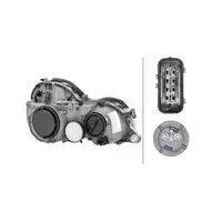 HELLA HALOGEN Scheinwerfer + Leuchtmittel f&uuml;r MERCEDES CLK C208 A208 links 2088200161