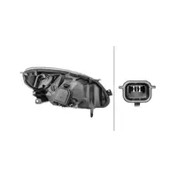 HELLA 1E7271510-311 HALOGEN H4 Scheinwerfer f&uuml;r RENAULT Twingo 2 bis 12.2011 links