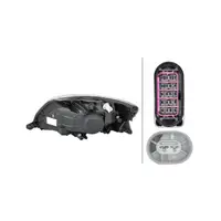 HELLA 1ED010417-341 HALOGEN H4 Scheinwerfer f&uuml;r SKODA Fabia 2 Roomster ab 03.2010 rechts