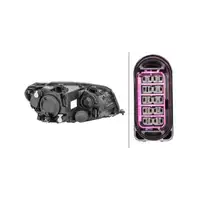 HELLA 1ED012286011 HALOGEN H4 Scheinwerfer + Leuchtmittel f&uuml;r VW Caddy 4/Alltrack links