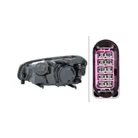 HELLA 1EJ009587621 HALOGEN Scheinwerfer + Leuchtmittel f&uuml;r FORD C-Max DM2 2007-2010 rechts