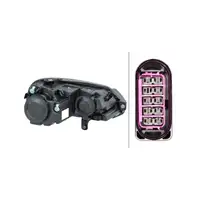 HELLA 1EJ010750311 HALOGEN Scheinwerfer + Leuchtmittel f&uuml;r VW Eos 1F7 1F8 ab 11.2010 links