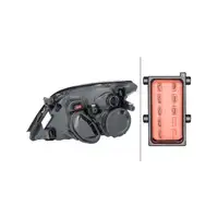 HELLA 1EL008320081 HALOGEN H7/H7 Scheinwerfer für OPEL Signum Vectra C bis 08.2005 rechts