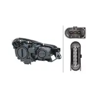 HELLA 1EL008821011 HALOGEN Scheinwerfer + Leuchtmittel f&uuml;r MERCEDES CLS links 2198200161