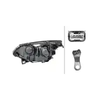 HELLA 1EL009449021 HALOGEN Scheinwerfer + Leuchtmittel f&uuml;r BMW 5er E60 E61 04.2007 rechts