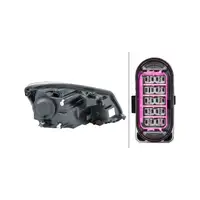 HELLA 1EL010551-011 HALOGEN H4 Scheinwerfer f&uuml;r VW Caddy 3 bis 05.2013 links 2K5941005A