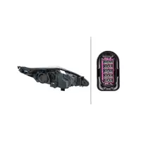 HELLA Halogen Headlight + Bulb for FORD Fiesta 6 MK6 through Dec. 2012, Left 1580707