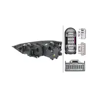 HELLA 1EL354838061 BI-XENON/LED Scheinwerfer f&uuml;r AUDI A1 8X ab 11.2014 rechts 8XA941044