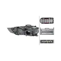 HELLA 1EL354840021 BI-XENON/LED Scheinwerfer f&uuml;r AUDI Q3 8U ab 11.2014 rechts 8U0941044C